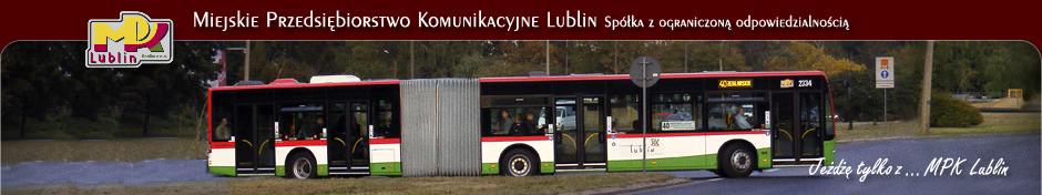 Miejskie Przedsiębiorstwo Komunikacyjne w Lublinie Sp. z o.o. - nagłówek graficzny